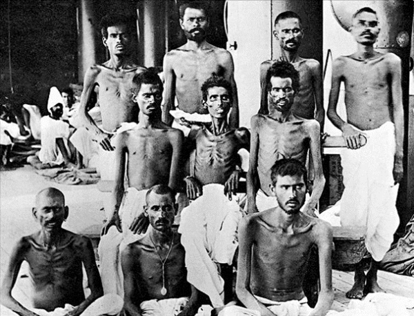 Indian prisoners after the fall of Kut on 29 April 1916