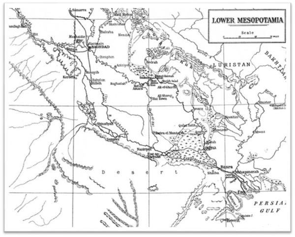 map of Mesopotamia