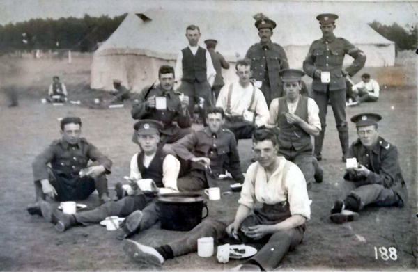 1/4th Hampshires at annual camp on Salisbury Plain