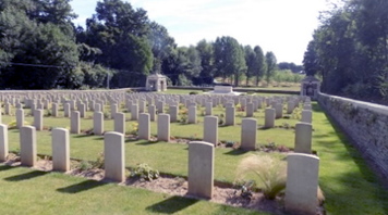 Becourt Military Cemetery, Becordel-Becourt, Somme, France