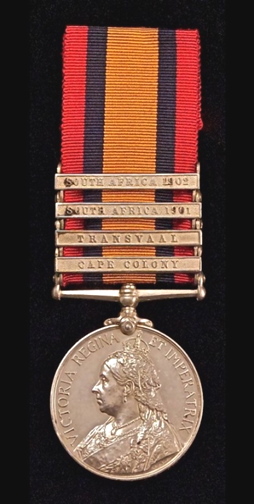 Major John Morrah's Queen’s medal