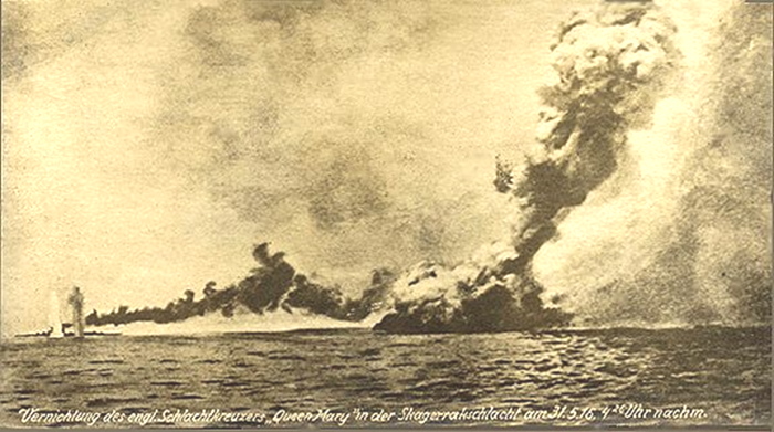 Sinking of HMS Queen Mary