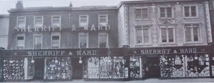 The Sherriff & Ward store in Winchester High Street