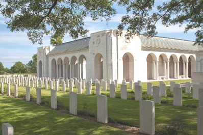 Le Touret Military Cemetery, Richebourg-L’Avoue, Pas de Calais, France